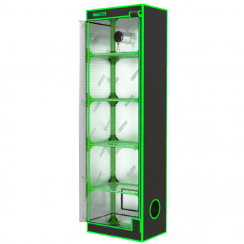 Invernadero Dark Box Propagator Tower 60x40x200 cm para cultivo de esquejes y germinación.