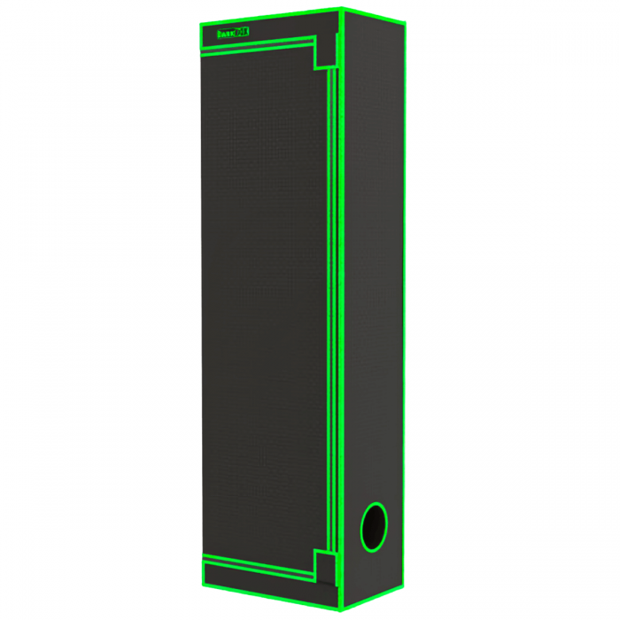 Invernadero Dark Box Propagator Tower 60x40x200 cm para cultivo de esquejes y germinación, cerrado perfil.