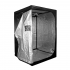 Armario Cultibox Light Plus de 150x150x200 cm, abierto.