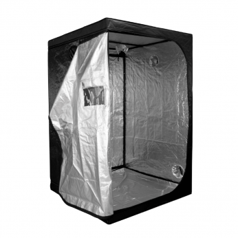 Armario Cultibox Light Plus de 150x150x200 cm, abierto.