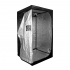Armario Cultibox Light Plus de 100x100x200 cm, abierto.
