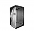 Armario Cultibox Light Plus de 60x60x140 cm, abierto.