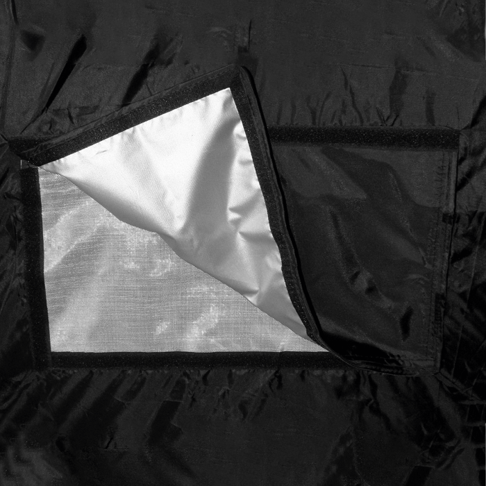 Cultibox Light 80x80x160 cm. Ventilación pasiva con rejilla.