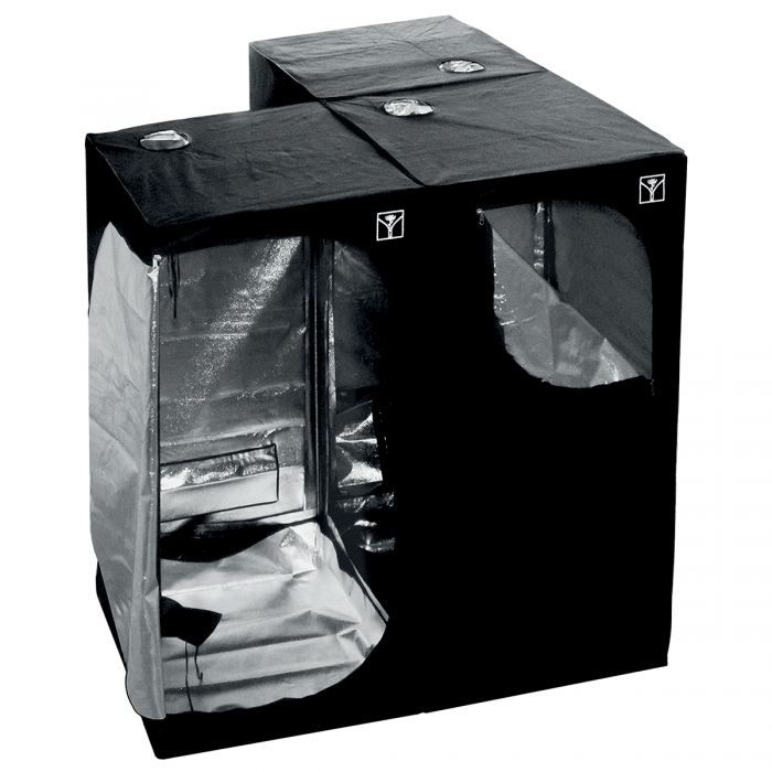 Armario Cultibox SG Combi 80x80x160 cm, montaje.