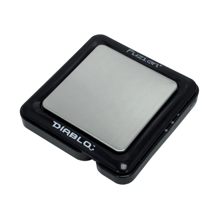 Báscula Diablo 100g con precisión 0,01g de la marca Fuzzión, base.