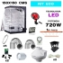 Kit de cultivo con armario Económico. Cultibox light plus de 150x150 y foco LED 720w