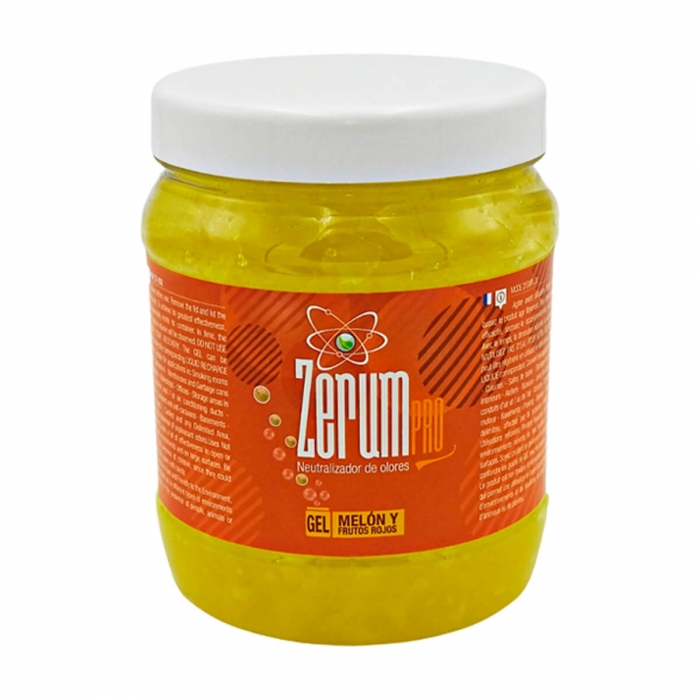 Neutralizador de olores Zerum Pro Gel 900G Aroma melón y frutos rojos.