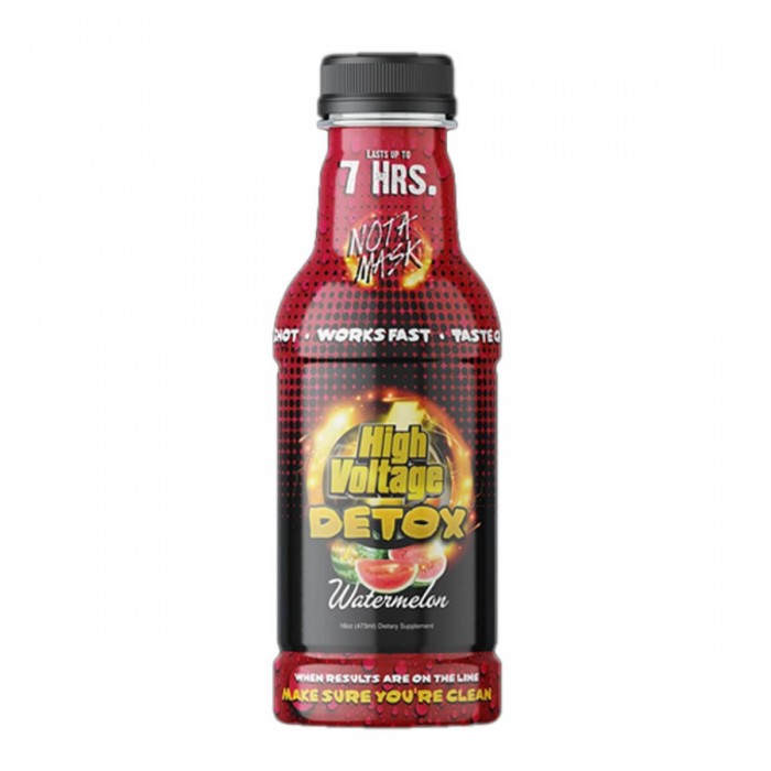 Limpiador de toxinas High Voltage Detox 473ml sabor sandía.
