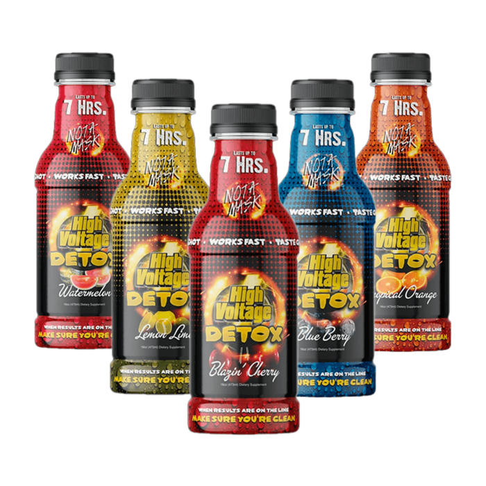 Limpiador de toxinas High Voltage Detox 473ml.