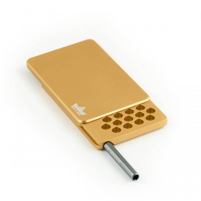 Royal Box Golf Oro, kit esnifador profesional.