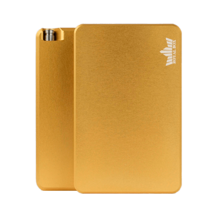 Royal Box Golf Oro, kit esnifador profesional, caja.