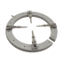 Q-Ring anillo de riego para cultivo, plegado.