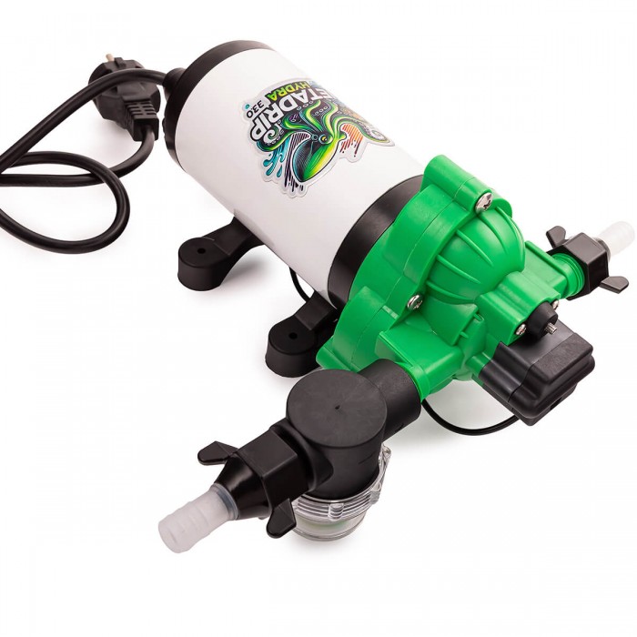 Bomba Hydra para sistemas de riego, perspectiva inversa.