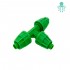 Conector en T Netadrip para derivaciones en sistemas de riego.