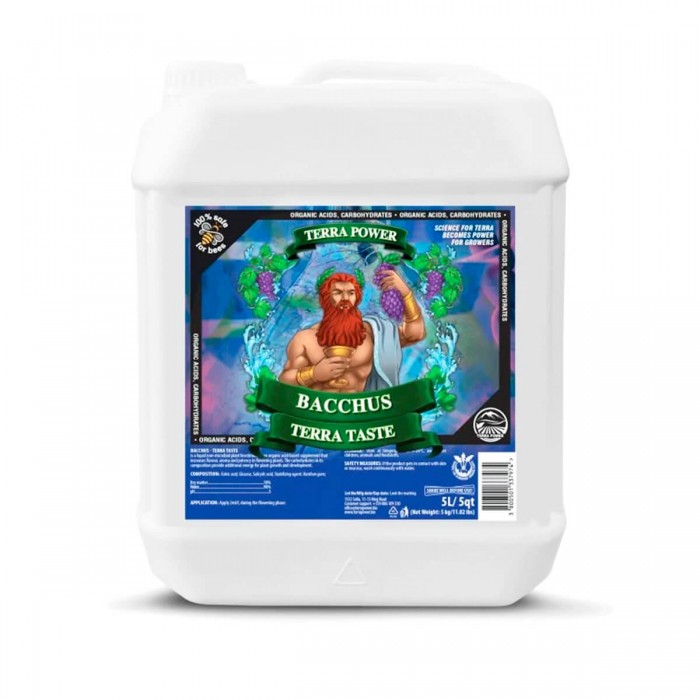 Bacchus Terra Taste de Terra Power, envase de 5L.