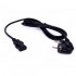 Cable con clavija inyectada IEC Hembra.
