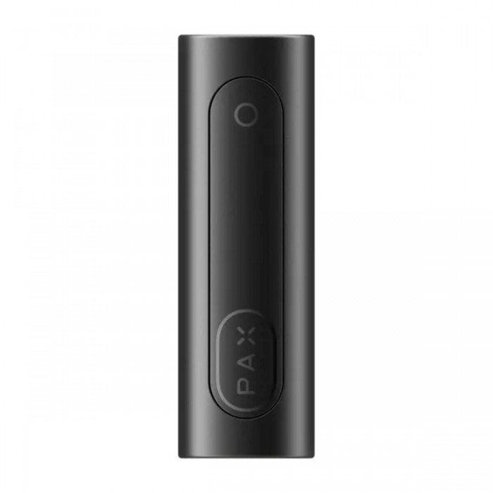 Vaporizador portátil PAX Flow, color negro Onix, panel.
