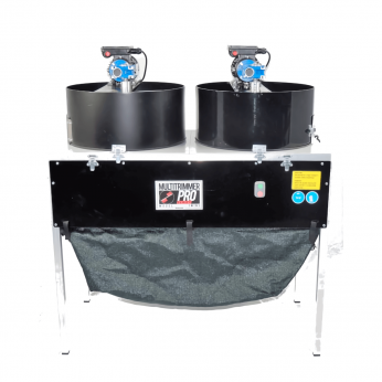 Peladora de cogollos Multitrimmer Pro Twins de Oruga Verde.