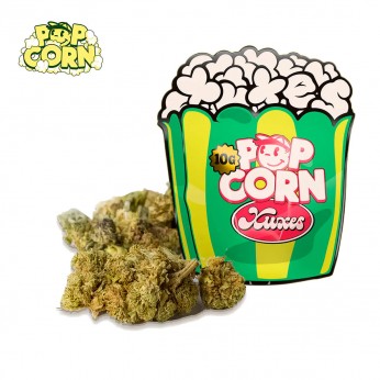 Flores CBD Pop Corn Green Sour 10g de la marca Xuxes.