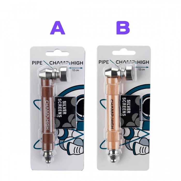 Pipa de Madera Metal Champ High para fumar, diferentes modelos.