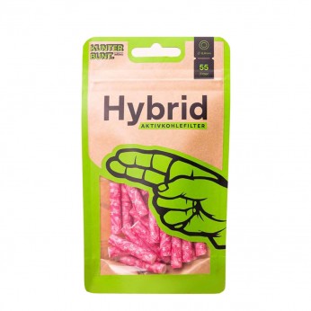 Filtros Hybrid Supreme de Carbón y celulosa de 6,4mm 55 unidades.