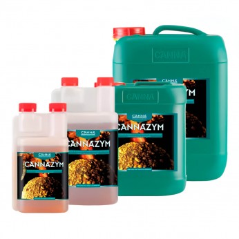 Cannazym de Canna, enzymas descomponedoras, diferentes formatos.