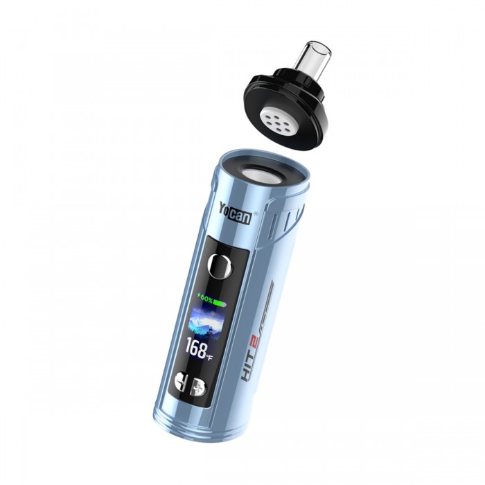 Vaporizador HIT 2 de Yocan, color azul.