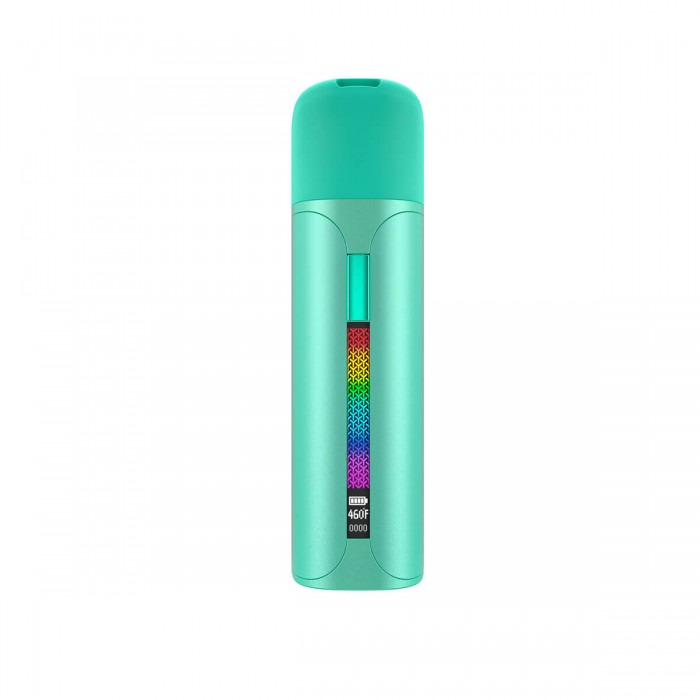 Vaporizador de resinas Pocket de YoCan, para concentrados y extracciones, color verde frontal.