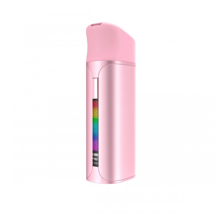 Vaporizador de resinas Pocket de YoCan, para concentrados y extracciones, color rosa perspectiva.