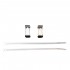 Accesorios incluidos para colgar las Barras LED 25w Spiderlux modelo Clone