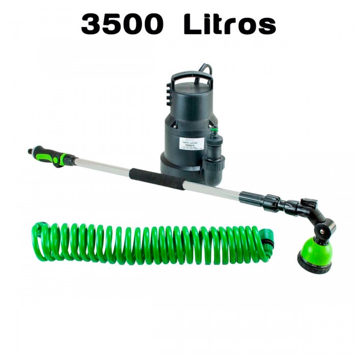 Lanza de riego con bomba de 3500L y serpentín.