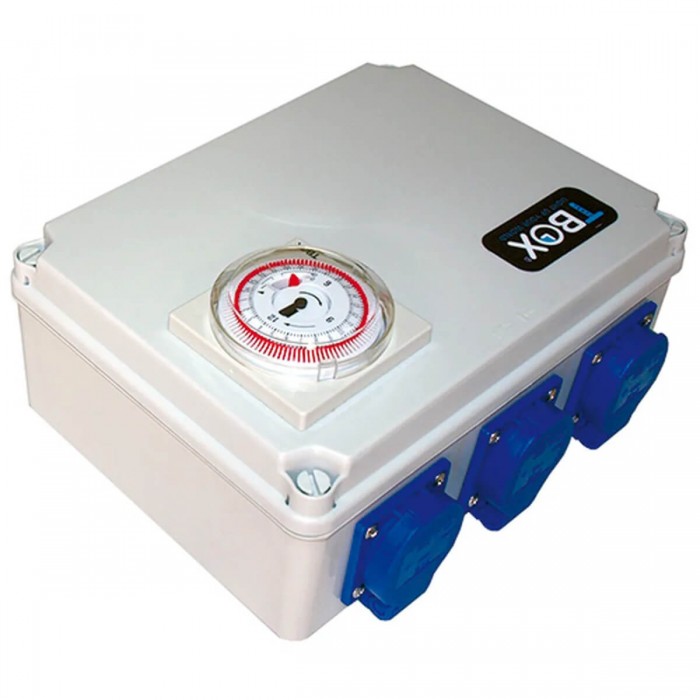 Caja temporizadora Tempobox. 6 enchufes con 600w.