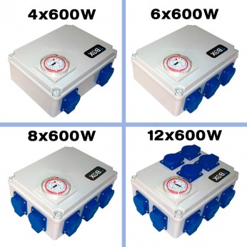 Caja temporizadora Tempobox. Diferentes modelos.