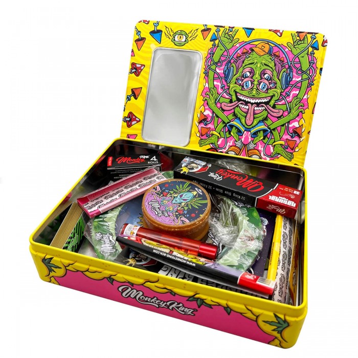 Kit para fumar Monkey King Hipnótico Abierto.