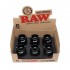 Cenicero RAW Snuffer Black para fumadores, caja.