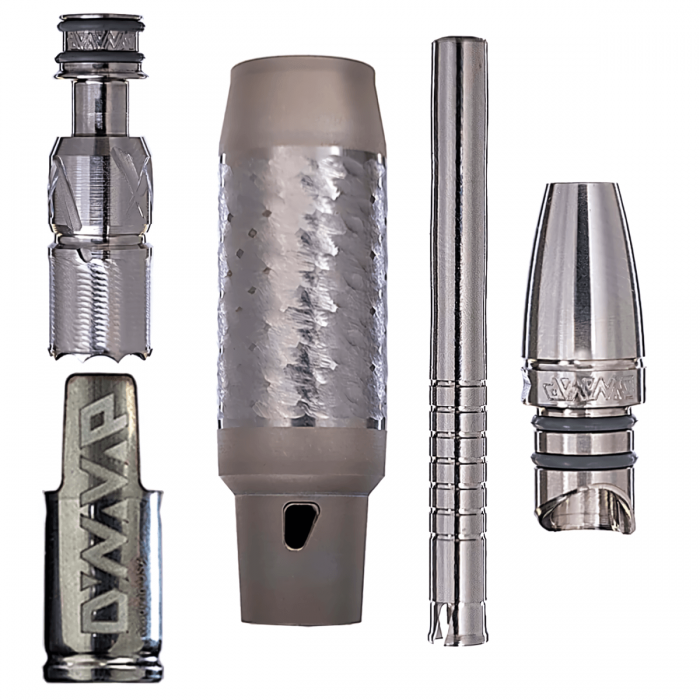 Vaporizador Dynavap Vong X para hierbas secas, componentes.