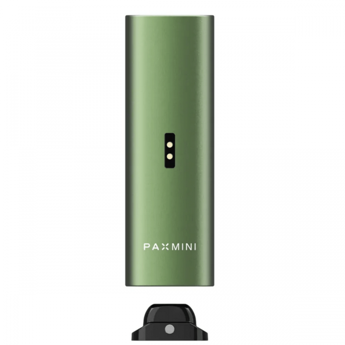 Vaporizador PAX Mini verde para hierbas secas, desmontado