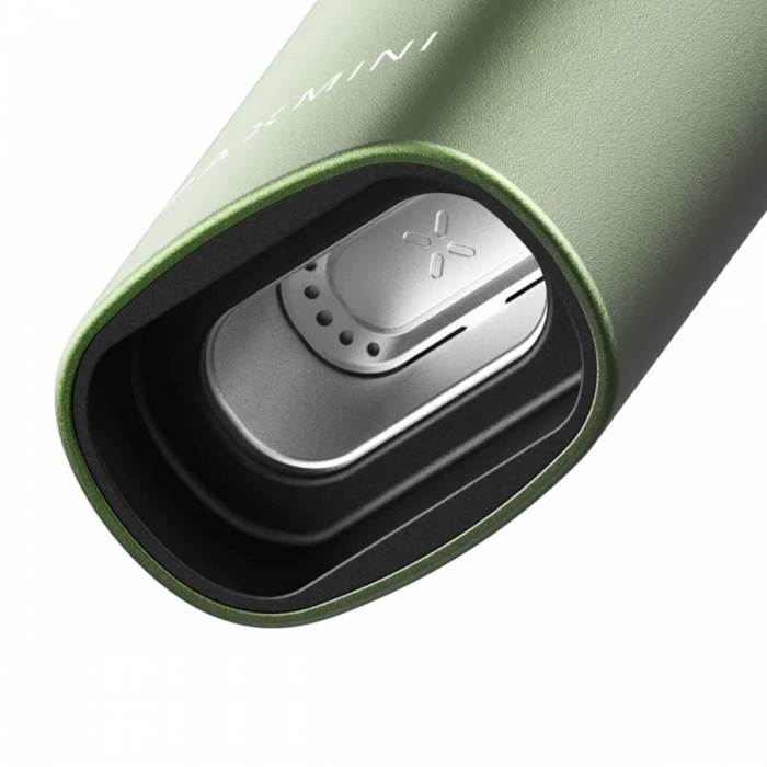 Vaporizador PAX Mini verde para hierbas secas, cámara de calentamiento.