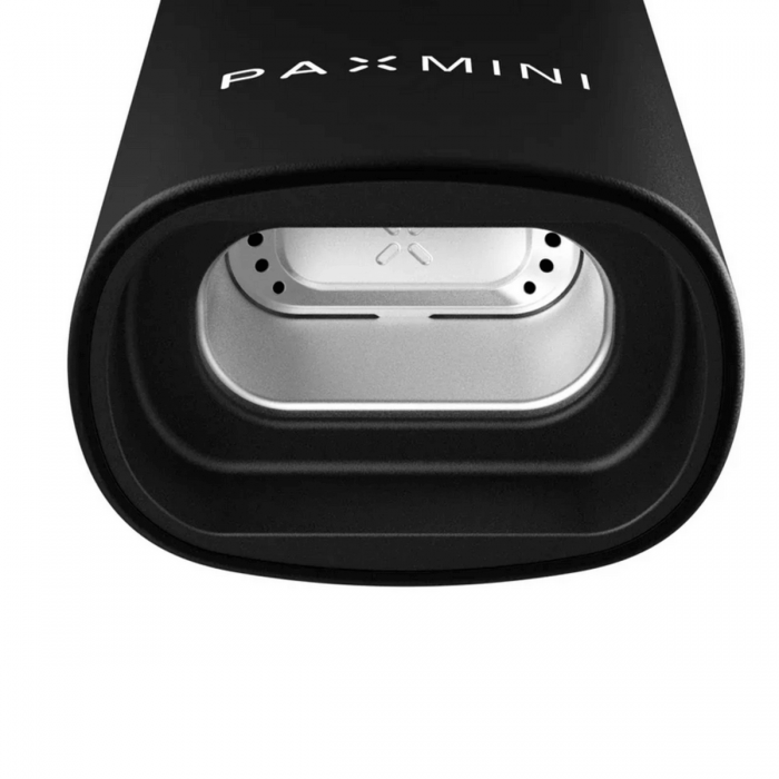 Vaporizador PAX Mini negro para hierbas secas, cámara de calentamiento.