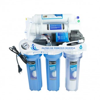 Filtro de Osmosis Con Bomba 470L/Día.