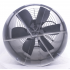 Ventilador potente para invernaderos recirculador EDC18, parte trasera.