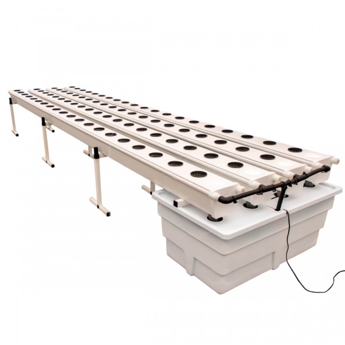 Sistema NFT para cultivos productivos, Terra Aquatica para 80 plantas.