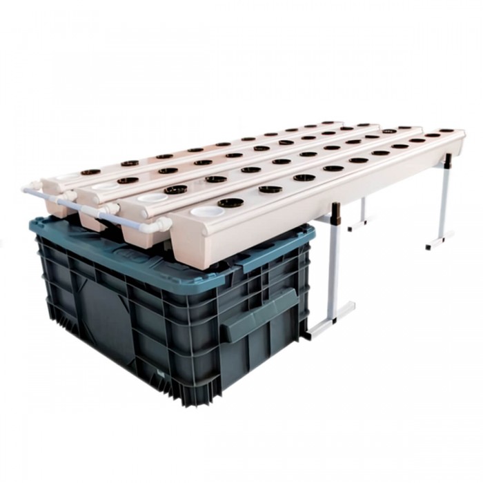 Sistema NFT para cultivos productivos, Terra Aquatica para 40 plantas.