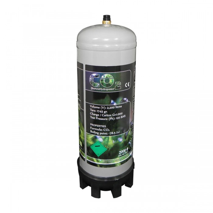 Bombona de CO2 para Kit Neptune Hydroponics.