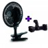 Kit de Ventilador Pinza Cyclone Fijo y Clip Monkey.