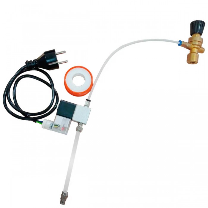 Kit de dosificación para CO2 en Bombonas, componentes.