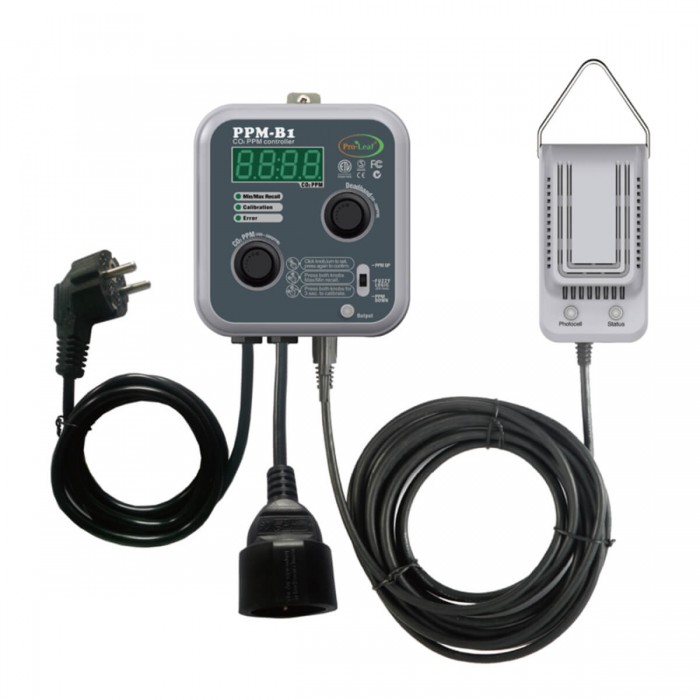 Controlador digital de CO2 para cultivos profesionales.