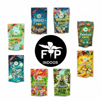 Pack Flores CBD Interior FP de máxima calidad al mejor precio. 8 unidades de 2g.