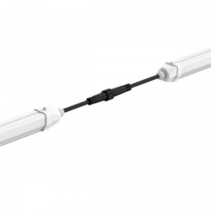 Tubos LED I-Clone 2x10w para cultivos de interior en crecimiento, conexiones.
