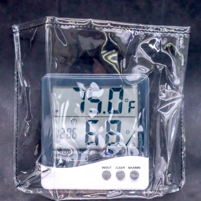 Armario de cultivo VP Dome de Athena, funda para termohigrómetros.
